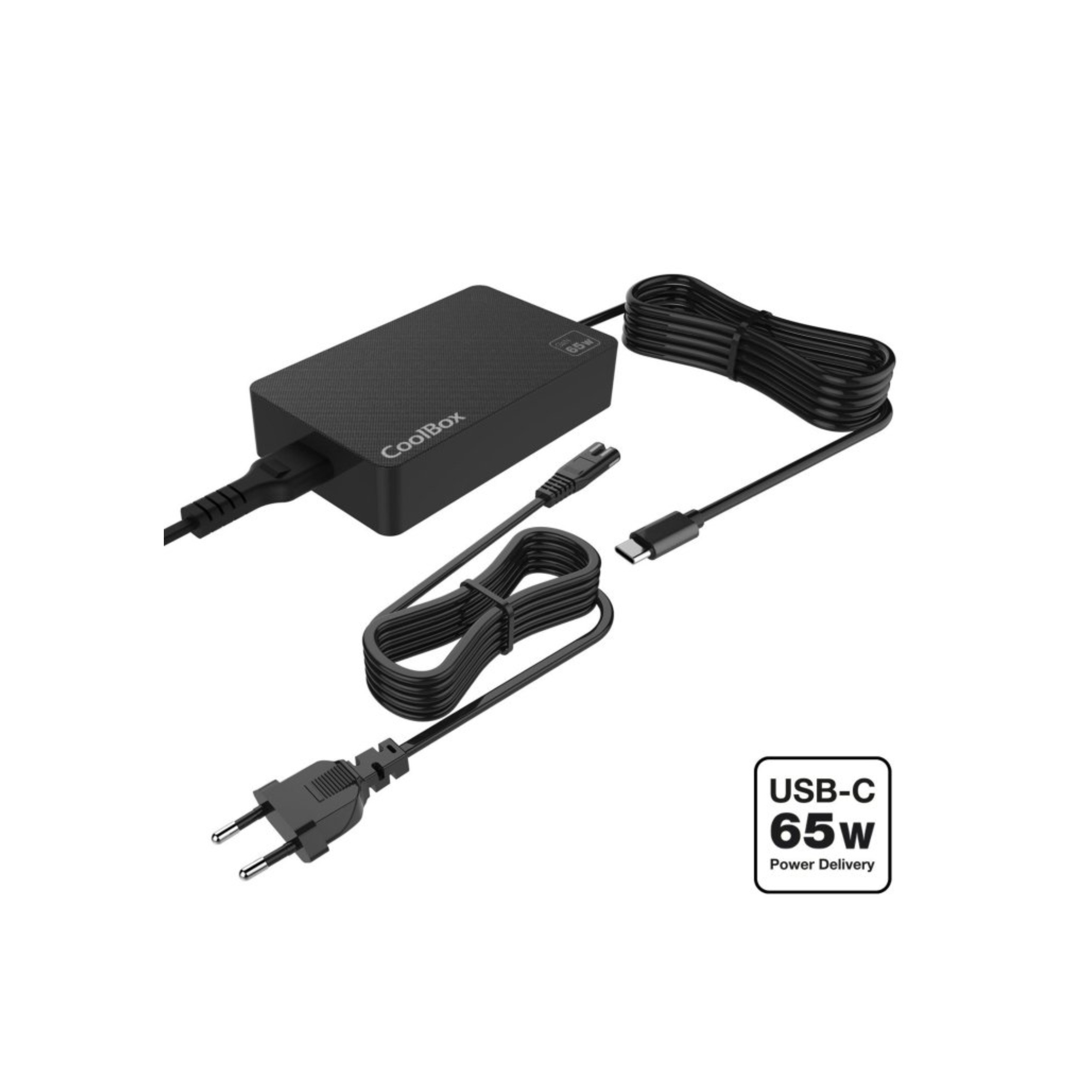 Coolbox Cargador Portátil GAN USB-C 65W